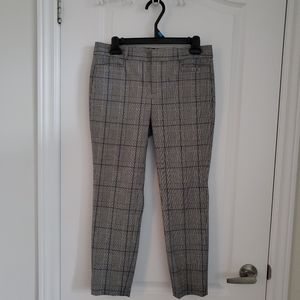 BNWOT Banana Republic Sloan Plaid Trousers.